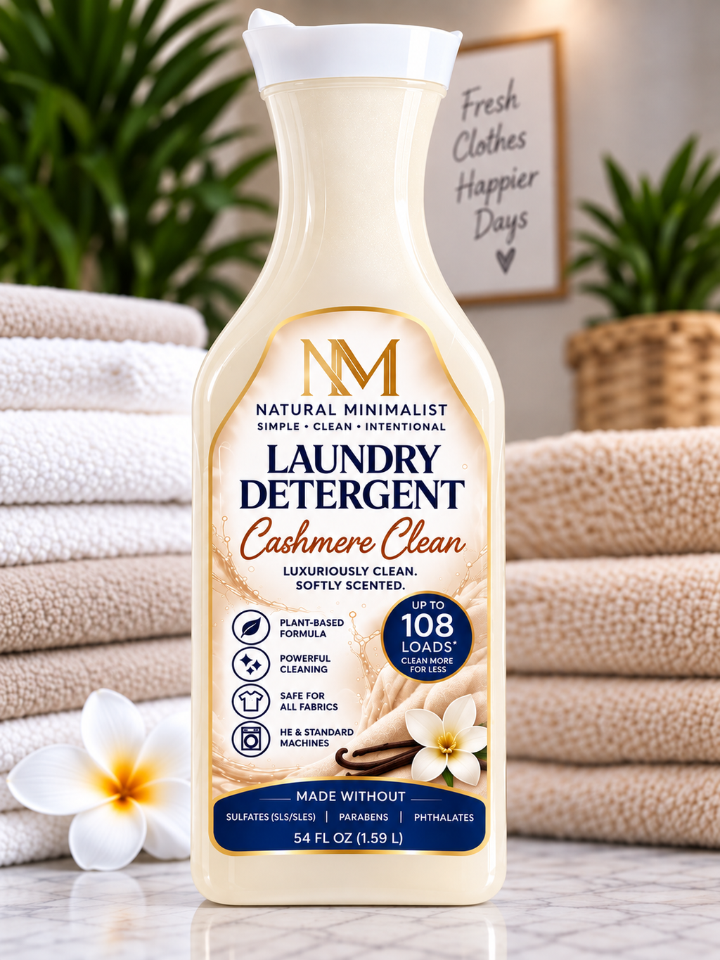 Natural Minimalist Laundry Detergent