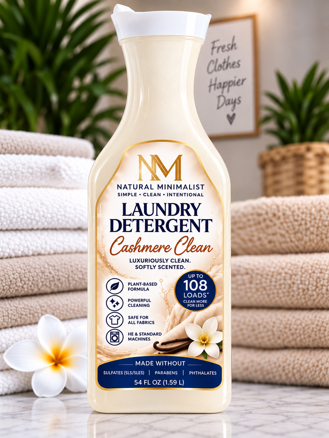 Natural Minimalist Laundry Detergent