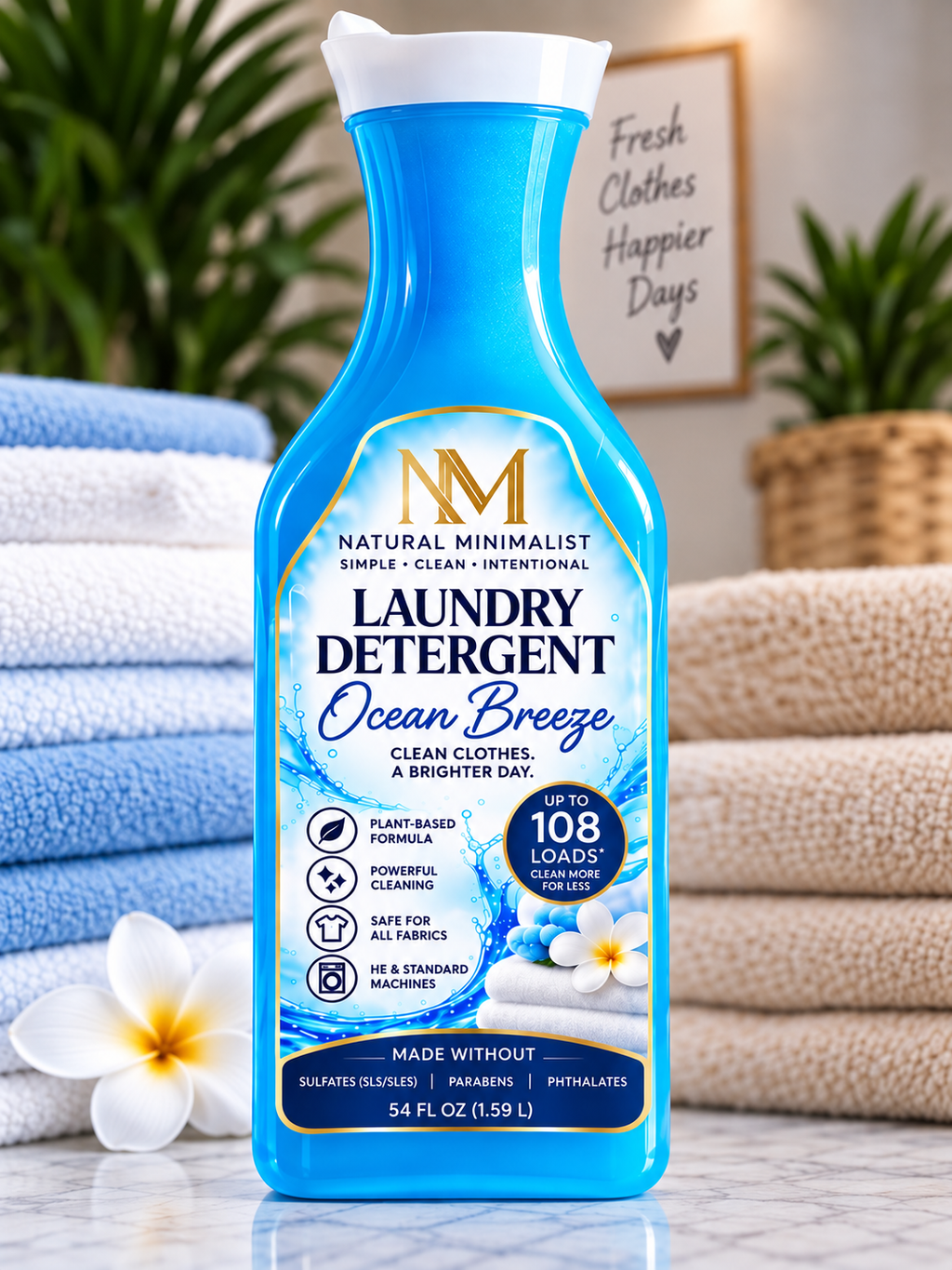 Natural Minimalist Laundry Detergent