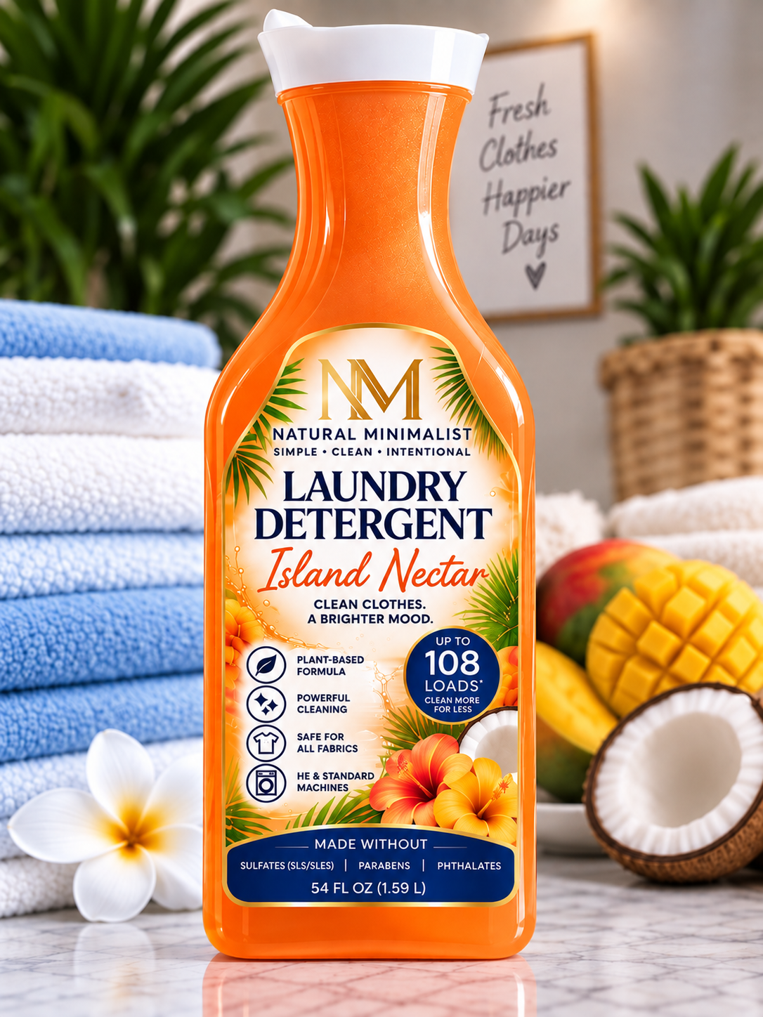 Natural Minimalist Laundry Detergent
