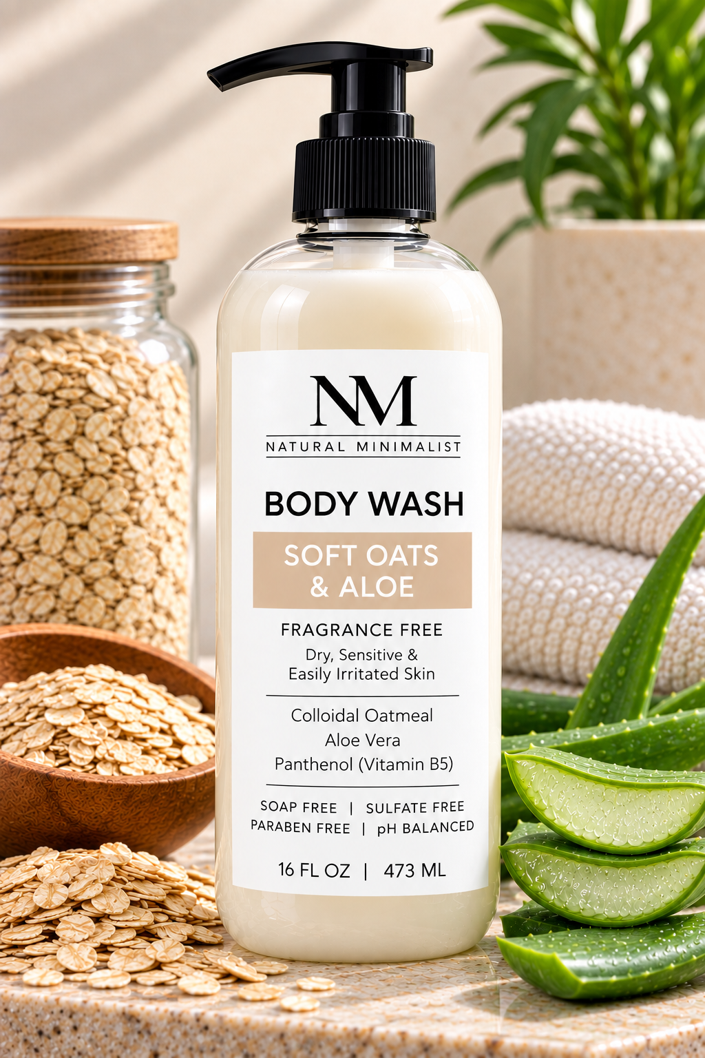 Soft Oats + Aloe Body Wash