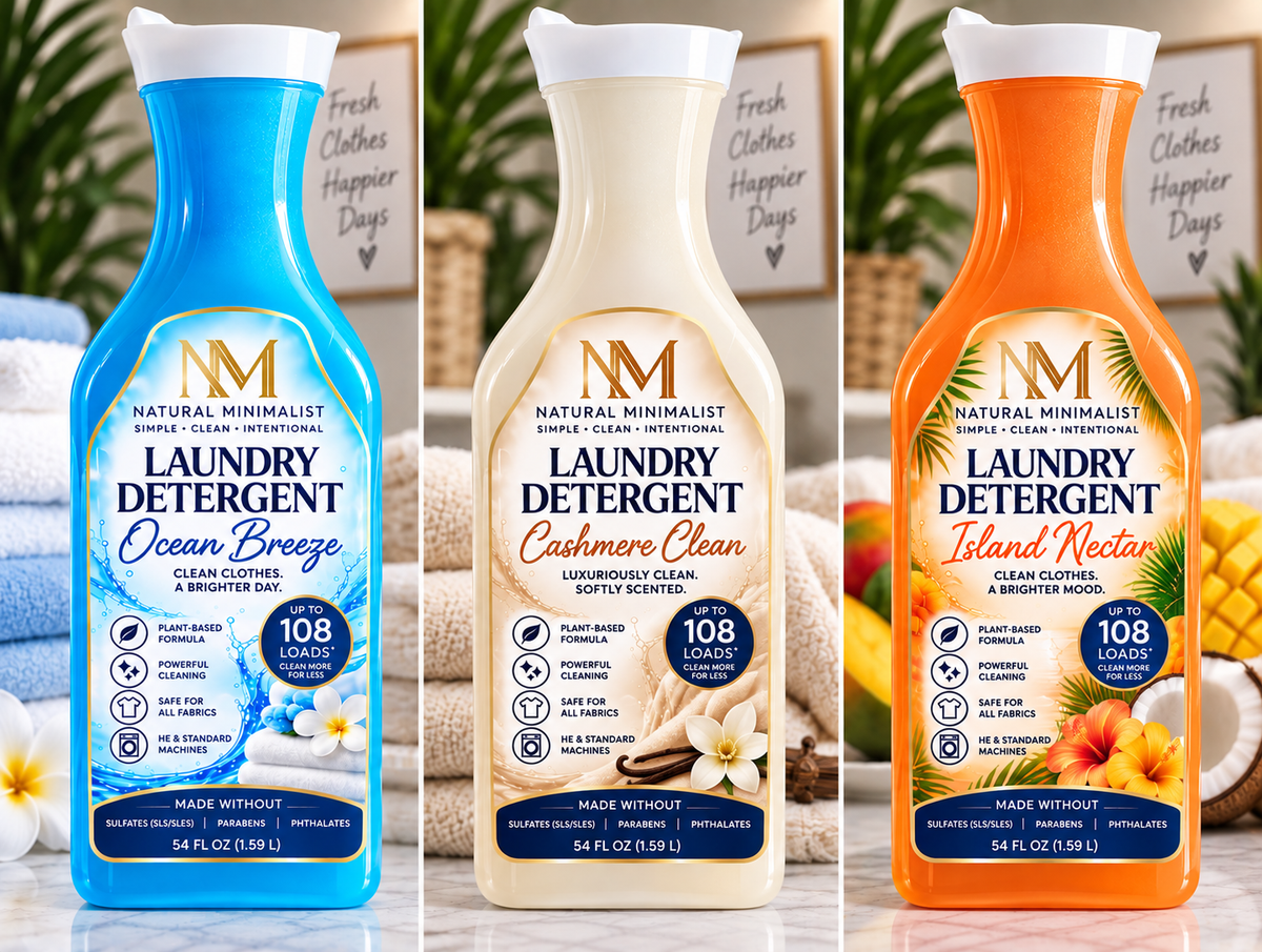Natural Minimalist Laundry Detergent