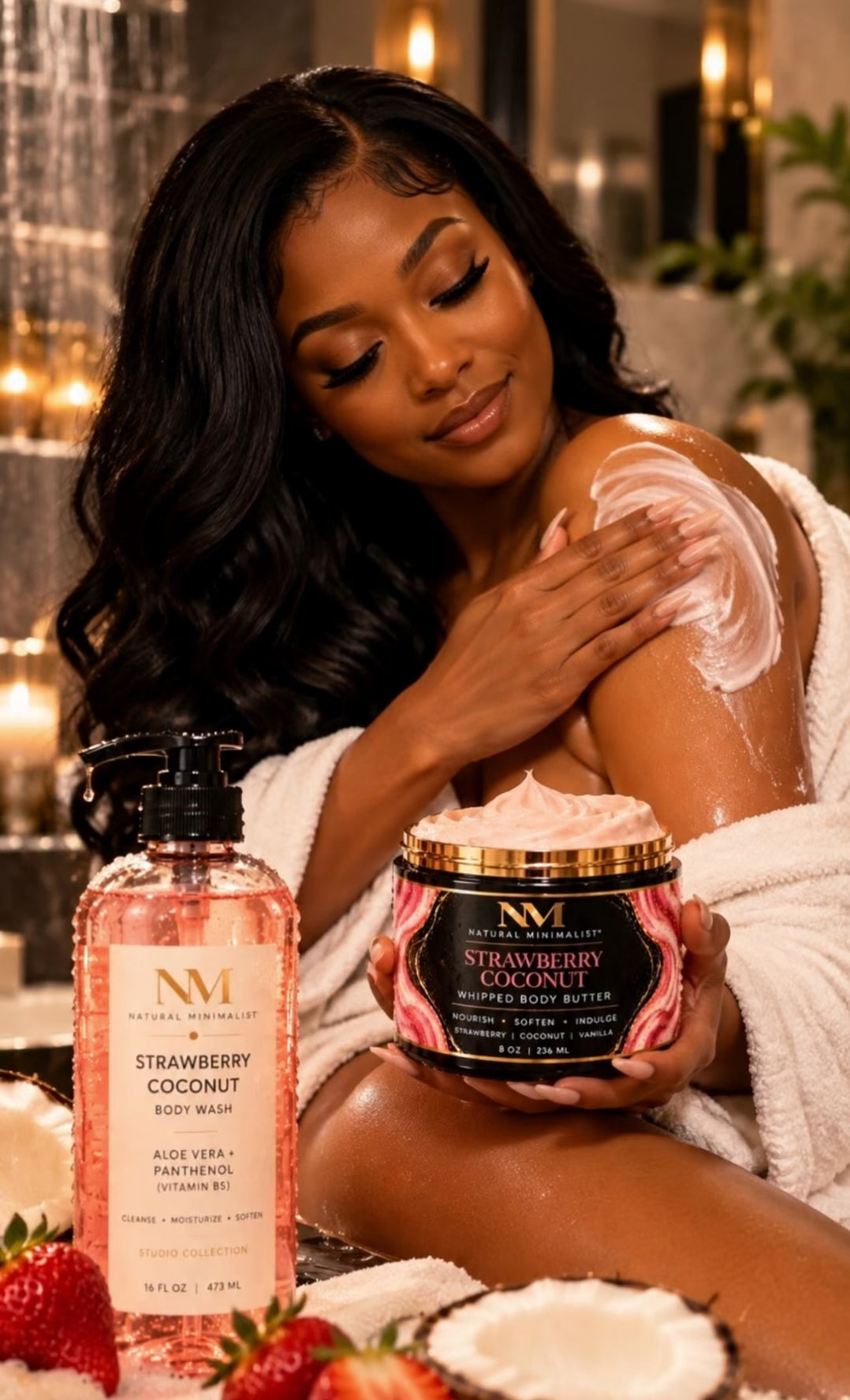 Strawberry Coconut Body Ritual Duo